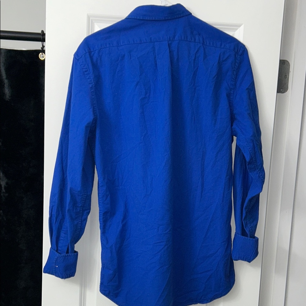 OLD NAVY Men's Vibrant Blue Casual Shirt - Picture 3 of 3